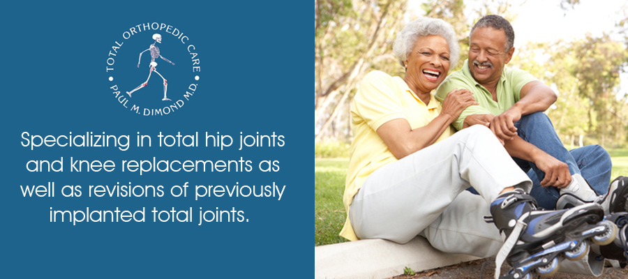 Specializing in total hip joints, and knee placements, as well as revisions odf previously implanted total joints